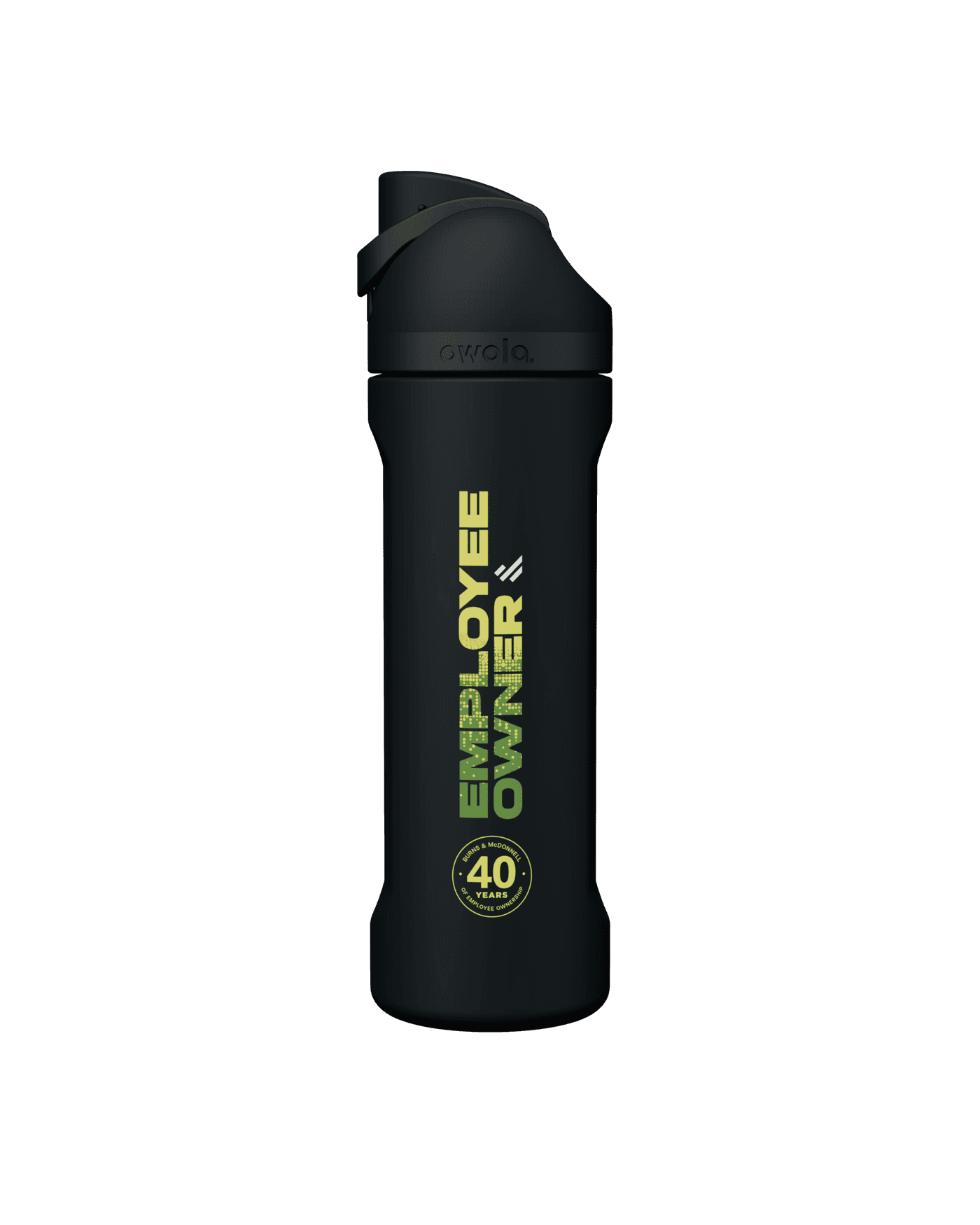 Owala water bottle in Black